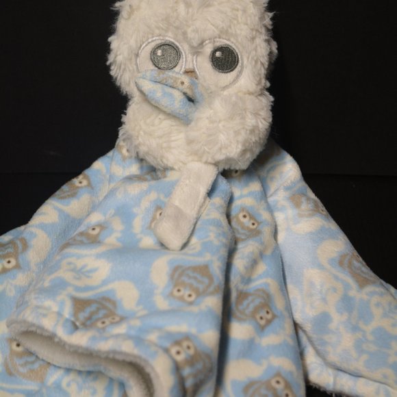 Blankets & Beyond Plush Owl Lovey Baby Blanket Toy - Picture 8 of 9